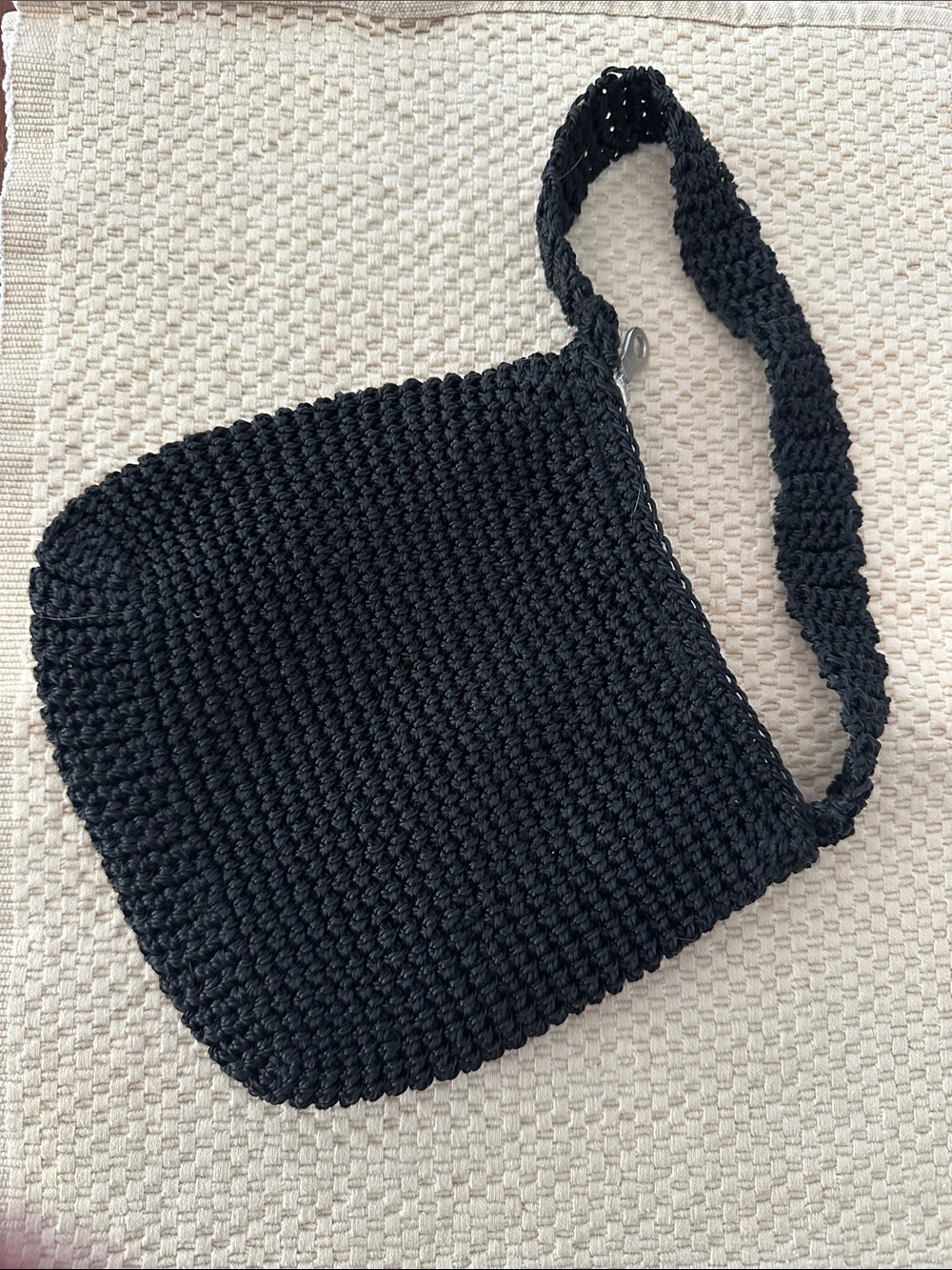 Handmade Black Crochet purse